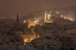 earth-roamer:  Winter in Prague, Czech Republic
