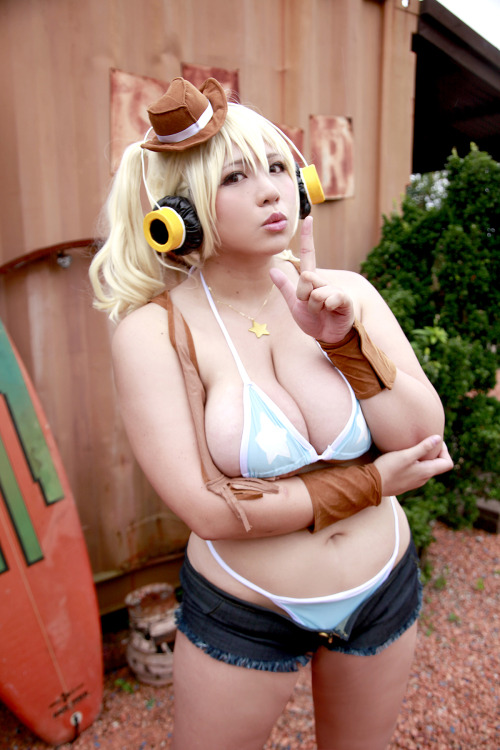 Super Sonico- Super Pochaco [Cowgirl] (Chouzuki Maryou) 7