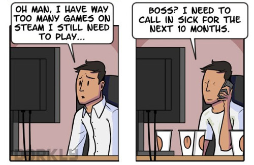 dorkly:  Normal Reactions vs. Reactions During the Steam Sale Autumn Steam Sale 2013 just started and its ready to crush your savings like so many dead crunchy leaves. 