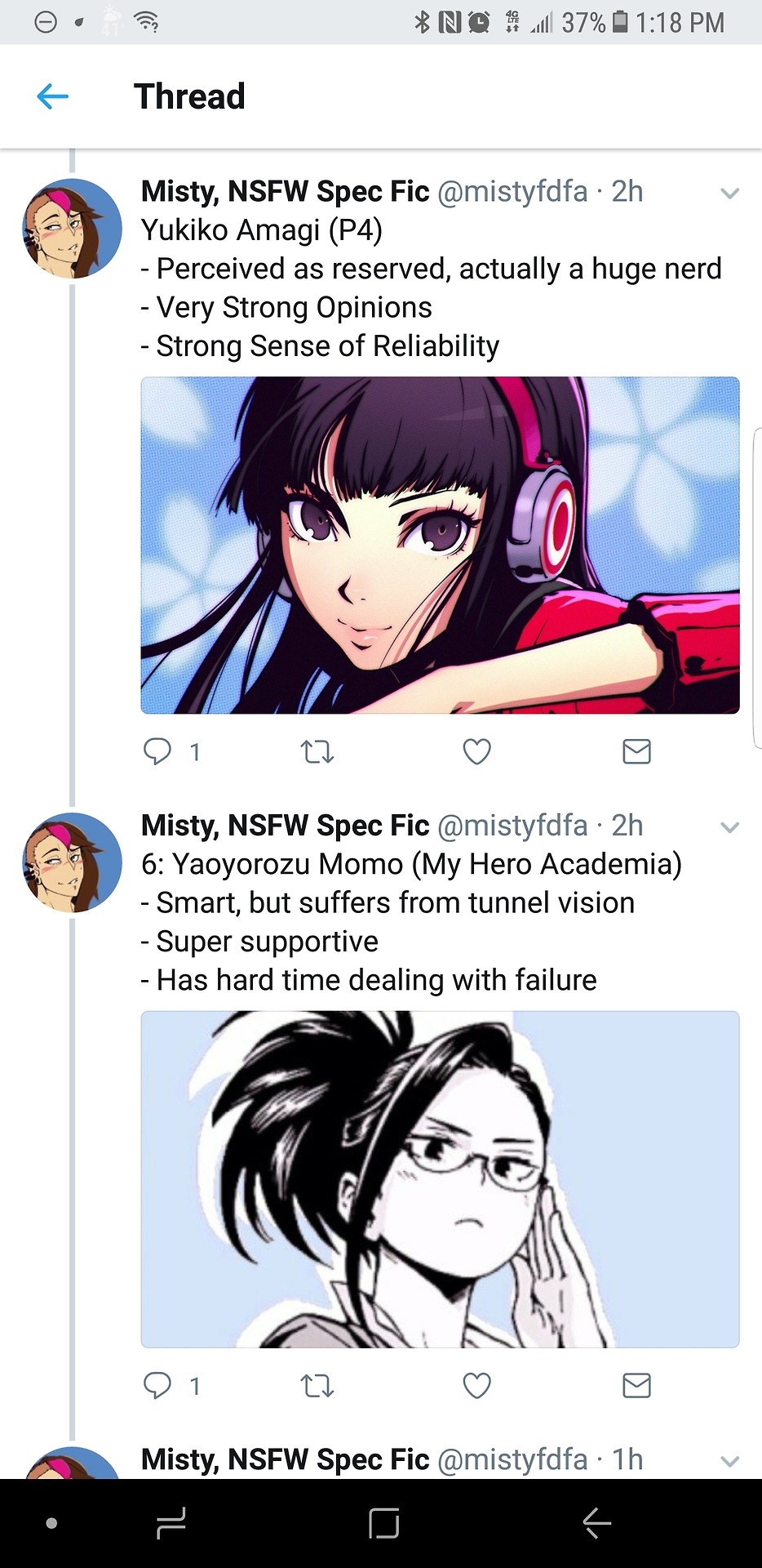 First eight responses