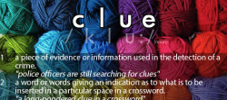 Origin of the word “clue”: a ball of