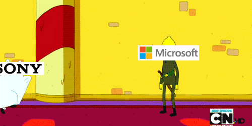 naughtyjester:   The best “FUCK MICROSOFT” gifs I’ve seen today. At this point, I don’t care if Wii U is considered to be second best. Nintendo fanboy here. All I care about is DIE MICROSOFT! DIE, YOU OVERZEALOUS, MONEYGRUBBING CONTROL FREAKS!!