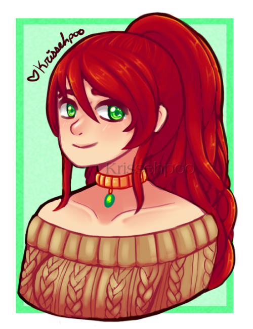 krisseharts:  krisseharts:  Pyrrha Nikos & Nora Valkyrie | More RWBY Art | On Twitter  I REALLY MISS SWEATER WEATHERÂ  