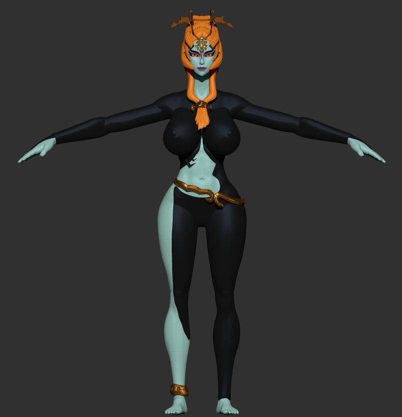 endlessillusionx:  Commission model early WIPLink