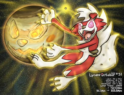 Happy Halloween, 2020! To celebrate, Lycanroc has been restored to their original form (with some pe