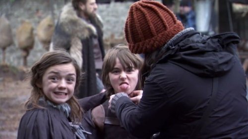 violet-eyes-silver-hair: My favorite cast on the set of Game of Thrones through the years 