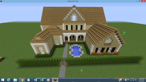 Biggest house I’ve ever made and I’m not even done