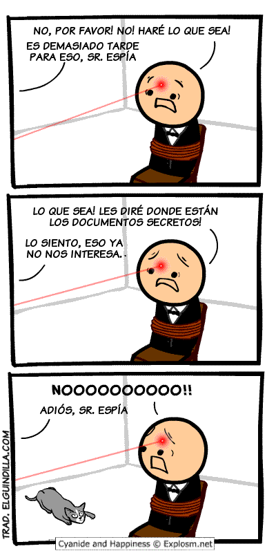 locuras1000:  Pobresito sr. espía 