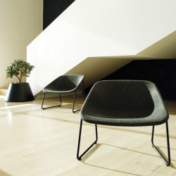 Designbinge:  Kola Chair, Grey Manufacturer: Inno Design: Mikko Laakkonen 