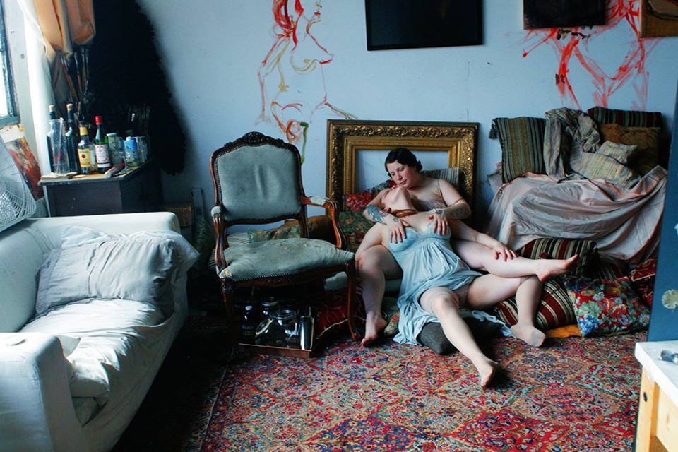 elshalarossa:Artist and Muse, captured by Adrian Buckmaster.#tbt 2012, featuring @msdarker
