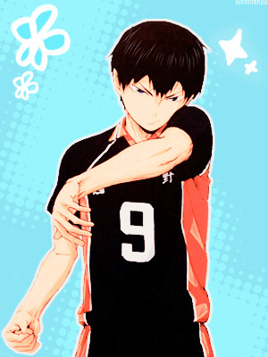 zakuras: Kageyama + Sky blue  ☆  
