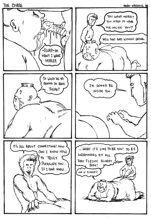 loveandzombies2: The Chase, a comic strip ode to my love of fatboys. Did this in 2008. Hot