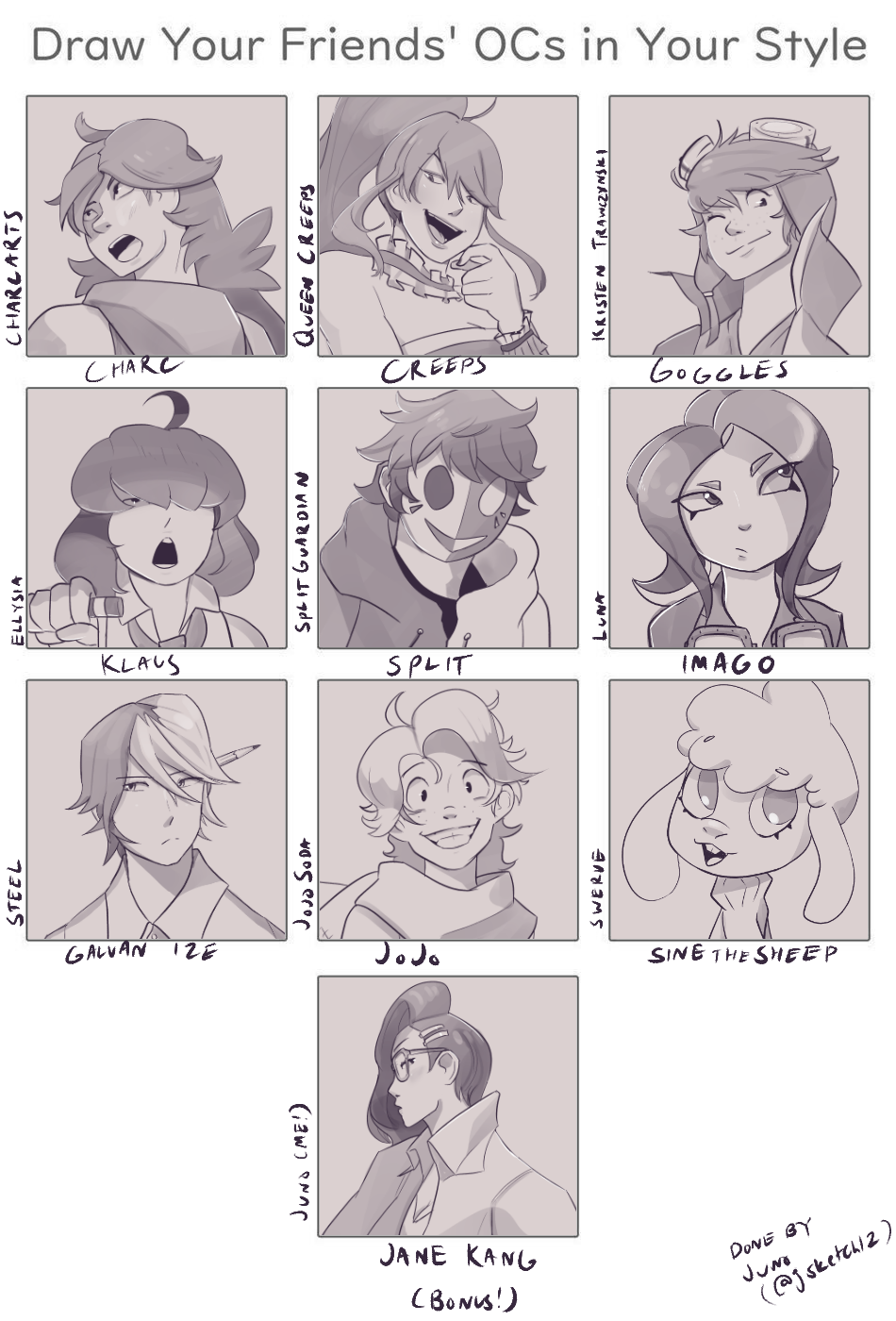 Draw Your Friends Ocs Meme Featuring Charc Ch Tumbex