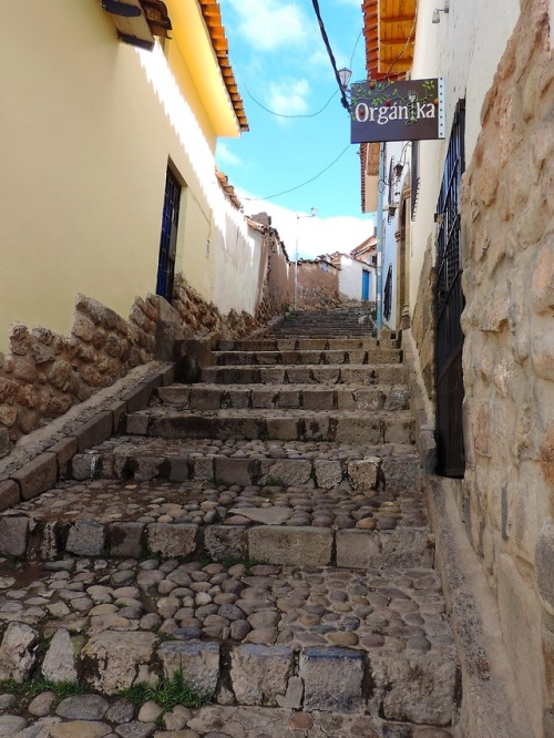 Escalera al barrio de San Blas, Cuzco, 2017.