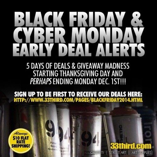 Black Friday / Cyber Monday is around the corner and we are lining up some ridiculous offers!!! get 