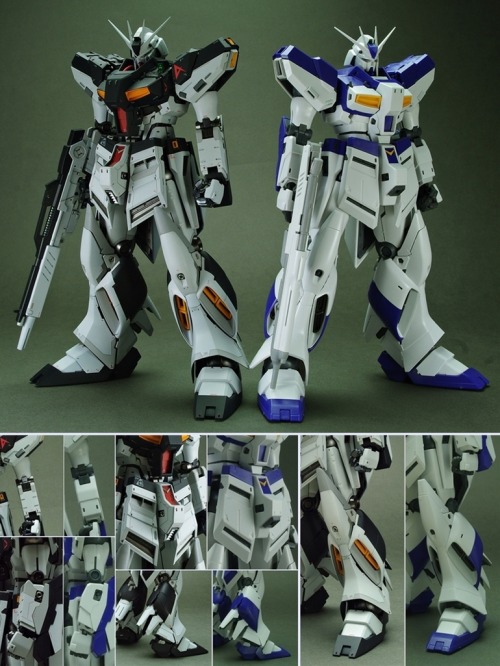 ani-plamo: 1/100 MG Hi-ν Gundam Ver.Ka. [Nu-Gundam Custom] by FreeStyle