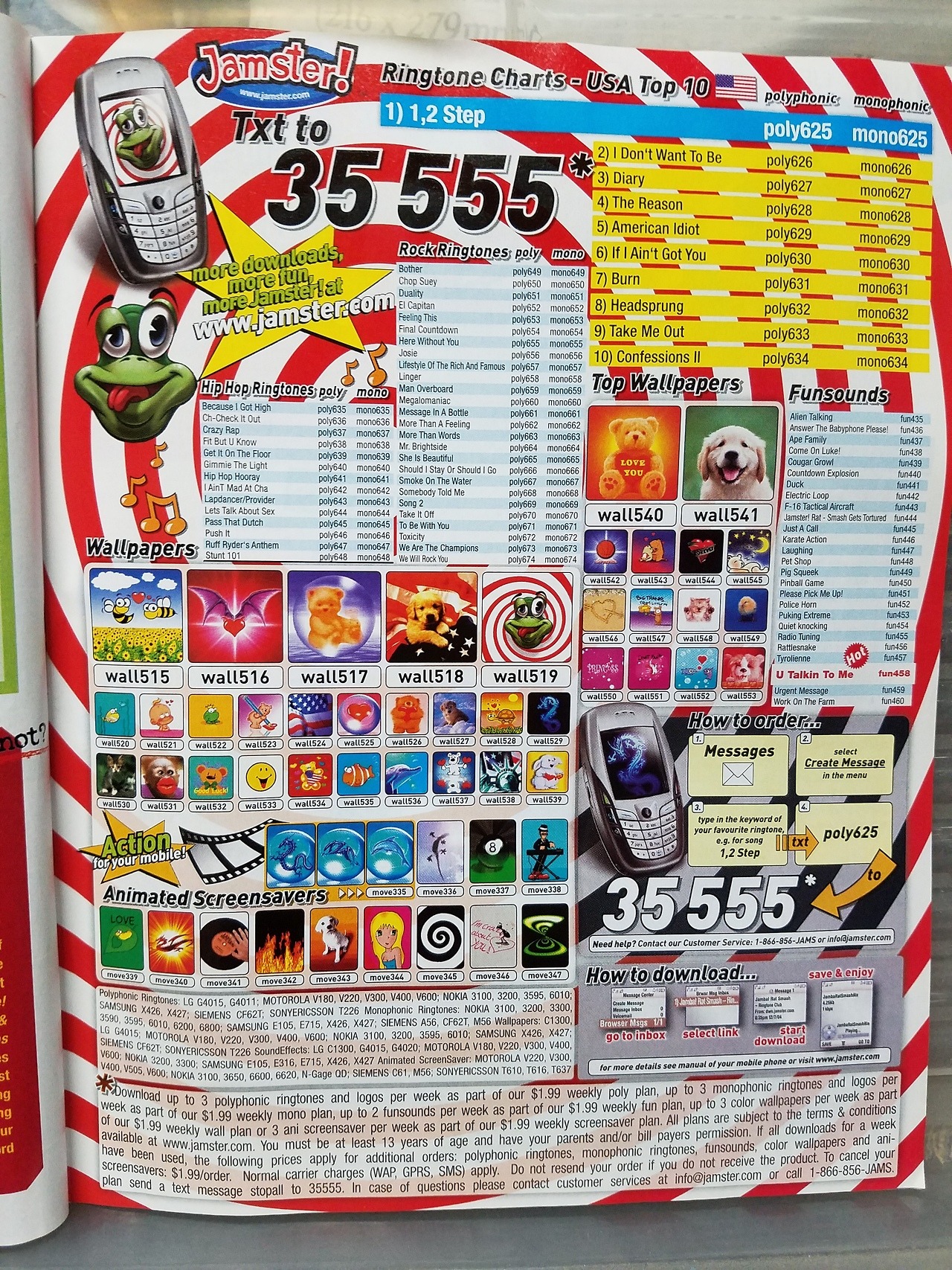 doesntmakeitalright:Jamster ringtones and wallpapers, 2000s