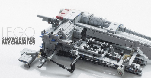 Snowspeeder mechanics by drakmin. More lego here.