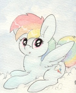 slightlyshade:  Rainbow Dash is cute.   =3