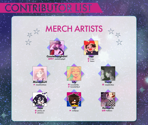 oumota-zine: oumota-zine: CONTRIBUTOR LIST! Please give a warm welcome to our contributors! @charm