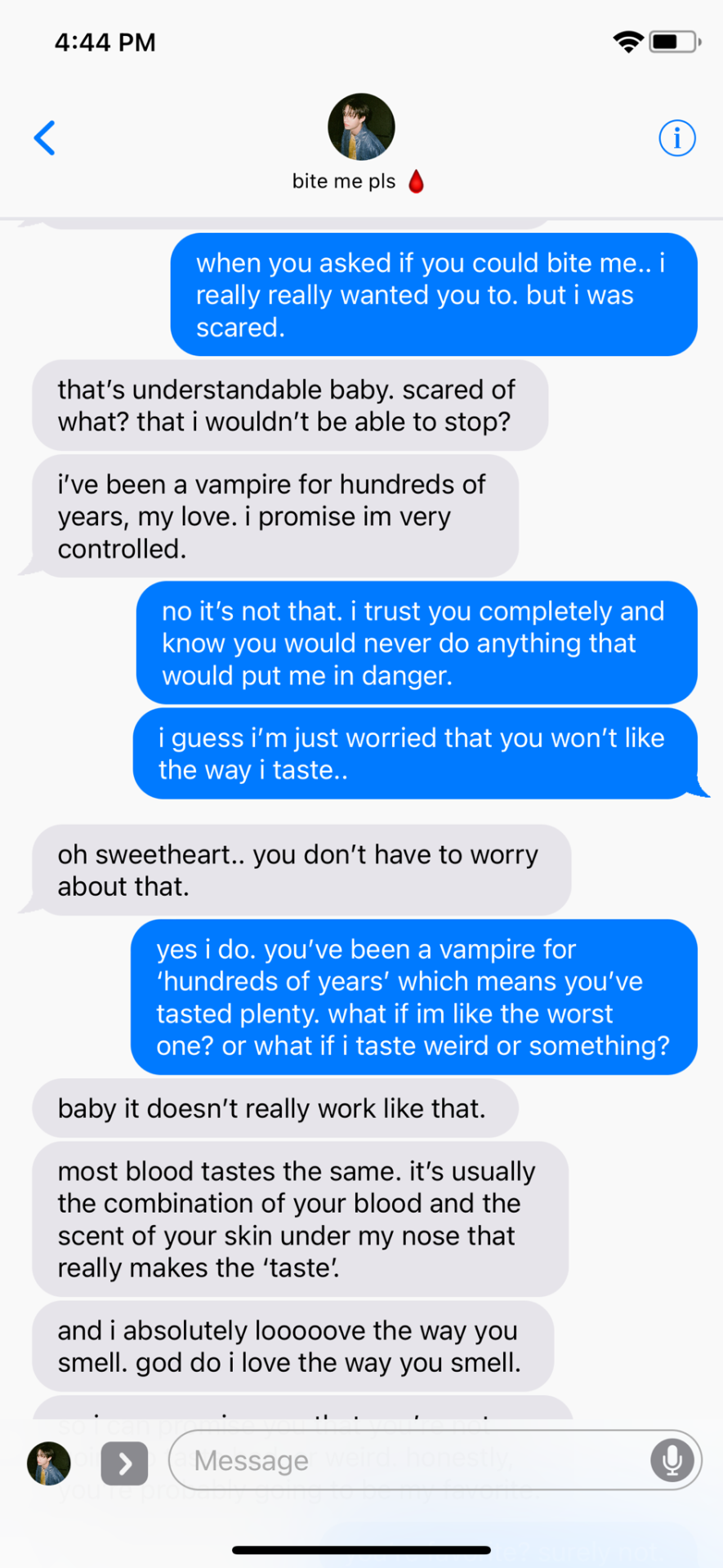 Random Texts With Vampire Chan