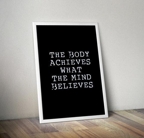 Fitness Motivational Print