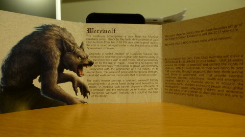 I posted photos of this a while back, but for #WerewolfWednesday, here’s this very cool werewo