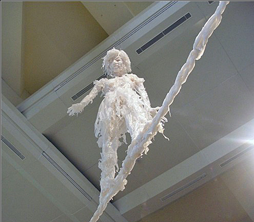 asylum-art:   Khalil Chishtee: Plastic Bag SculpturesKhalil Chishtee  constructs