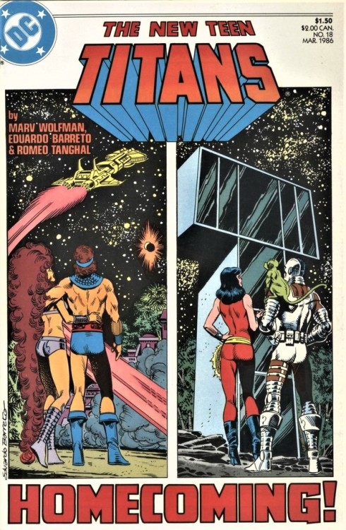 comicsqualityreviews: NEW TEEN TITANS #15-19, OMEGA MEN #34-35DECEMBER 1985 - APRIL 1986BY MARV WOLF