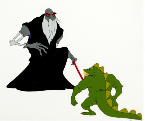 Production art from the 1977 Ralph Bakshi film, Wizards.