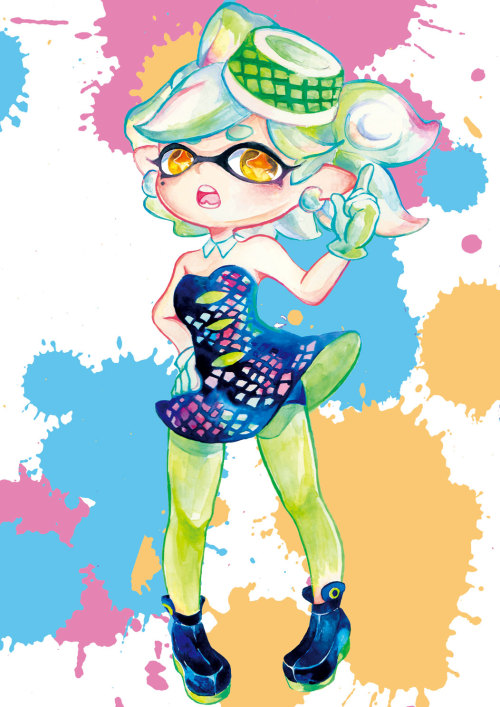 hype-kaminari-kun:    X / X / X / X / X / X /                               X /                               X /                               X  Splatoon Artworks By うちゃま on Pixiv  ** Permission was granted by the artist to upload this submission!