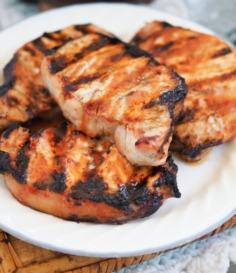 BBQ Recipe - Grilled BBQ Pork Chops
