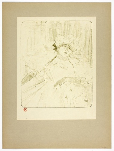 artist-lautrec:An Old Song, plate five from Yvette Guilbert, Henri de Toulouse-Lautrec, 1898, Art In