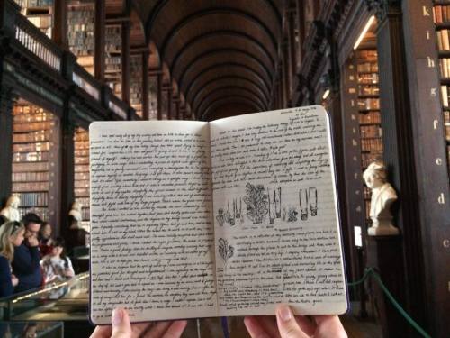 journalsoftheworld:Trinity College Library. Dublin, Ireland. 5 May 2016