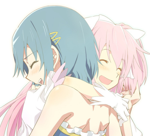 ✧･ﾟ: *✧ MadoSaya ✧ *:･ﾟ✧♡  Characters ♡ : Sayaka Miki ♥ Madoka Kaname♢  Anime ♢ : Mahou Shoujo Madok