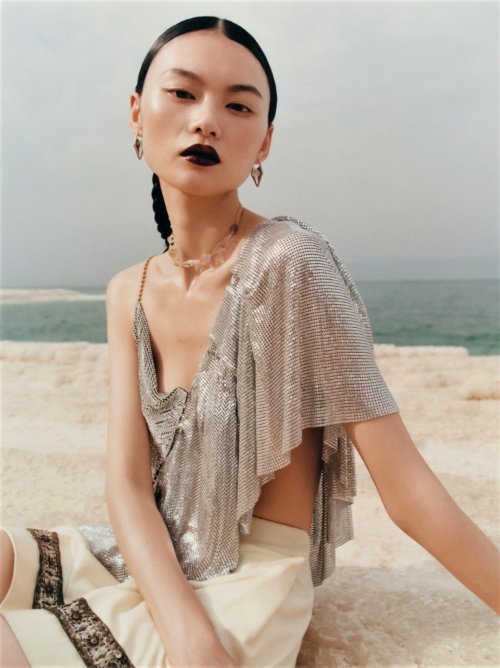 He Cong by Eddie Wrey for Vogue UK January 2022