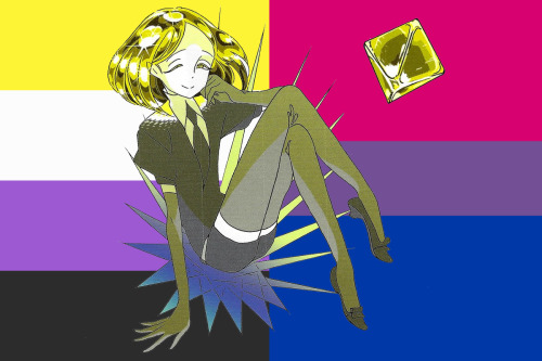 Yellow Diamond from Houseki No Kuni/Land of the Lustrous is nonbinary and bisexual!(Requested by @sh