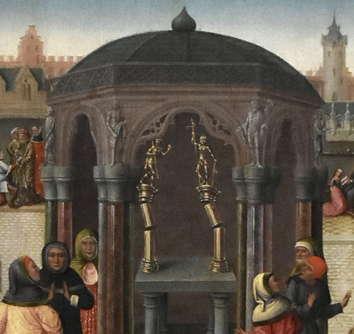 Master of the Legend of Saint Catherine - The life of St. Catherine (c. 1475). Detail.