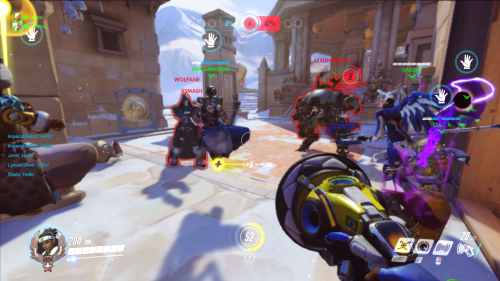 spatialheather:  cabooseachievables:  The greatest moment of my entire Overwatch life?? our team was all Zenyatta with a Lucio and Mercy and we came in preaching “peace” and didn’t attack the enemies. there was actually a nice Fun Fest until we