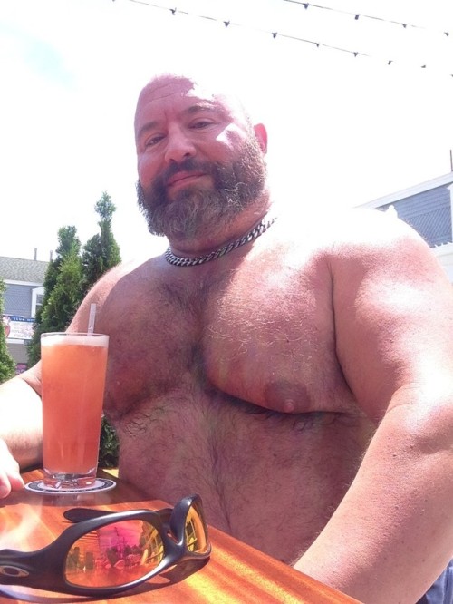 BigLittleTim in Provincetown.  First Planter’s-Punch of the summer.