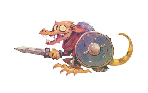 dungeonsdonuts:  kyleferrin: Couple of Kobolds These are some great kobolds.