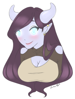 lunaofwater:Birthday gift for cheshirecatsmile37art of her super cute character, Madii &lt;3  Thank you so much!!!! ;w; I was wondering if you had a Tumblr or not, I wanted to reblog this!!LOOKIT HOW CUTE SHE IS!!!!!!