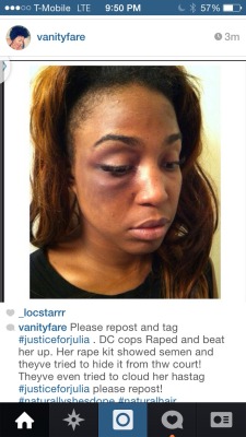 shanellbklyn:  heroineheroine:  Saw this on my Instagram TL  #justiceforjulia  Instagram _locstarrr  OMG I’m sick 