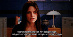 glamxiety:  Brooke Davis, succinctly summing up my interpersonal fears. 