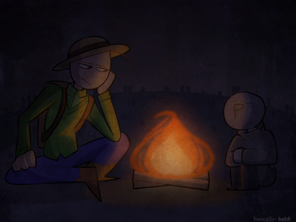 Baldi Camping. Camping with Baldi PC. I hate you Freddy арт. Baldi depressed Art. Player baldi