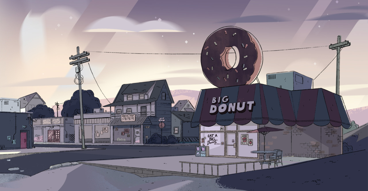 A selection of Backgrounds from the Steven Universe episode: Lion 3: Straight to