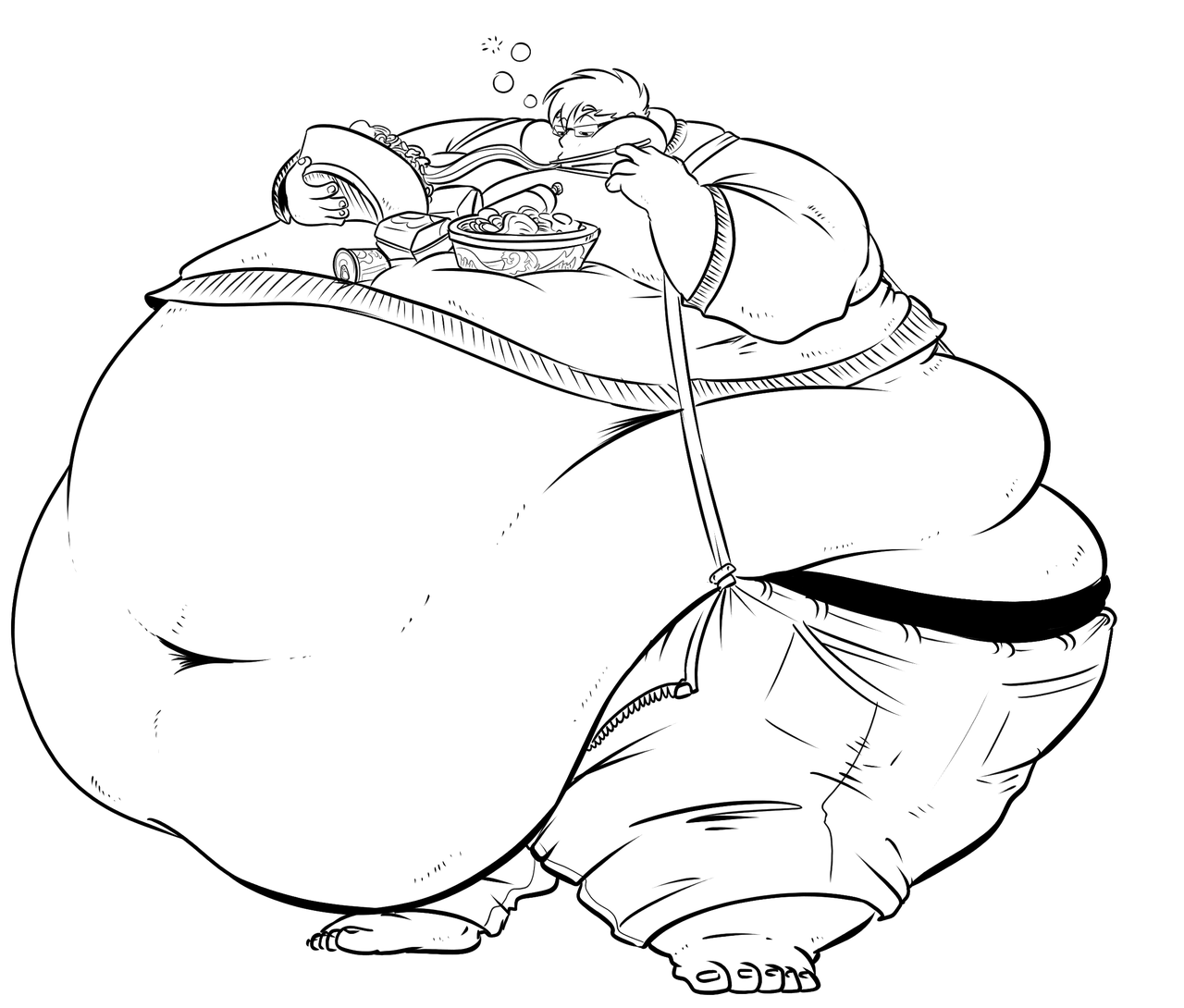 doodleglaz: Commission for Cynical_Gage! They wanted a continuation of this commission!