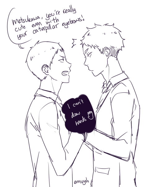 emuyh-art:  twitter dump sorry for the lack of art lol. I’ve been working on my HQ/wolf children fic and been busy with homework. Christmas break means teachers giving you assignments everyday 