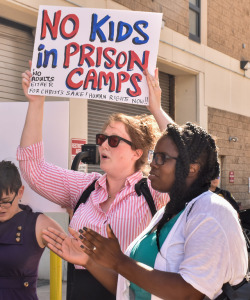 fuckyeahmarxismleninism:  Philadelphia: Stop separating families! Protest at ICE office, June 14, 2018. Photos by Joe Piette 