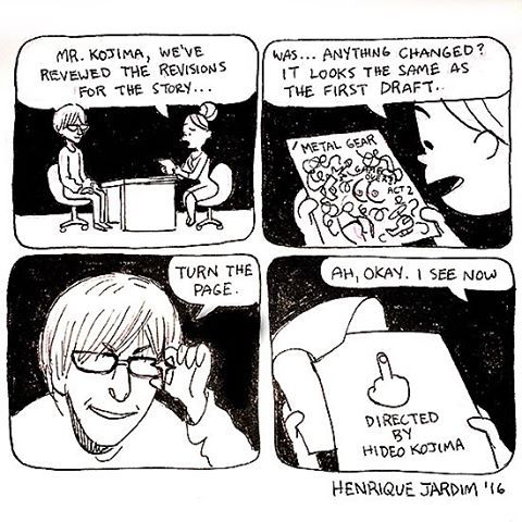Home for the holidays and I already beat MGSV so now there’s nothing to do but make comics.
